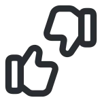 Like Dislike SVG Icon